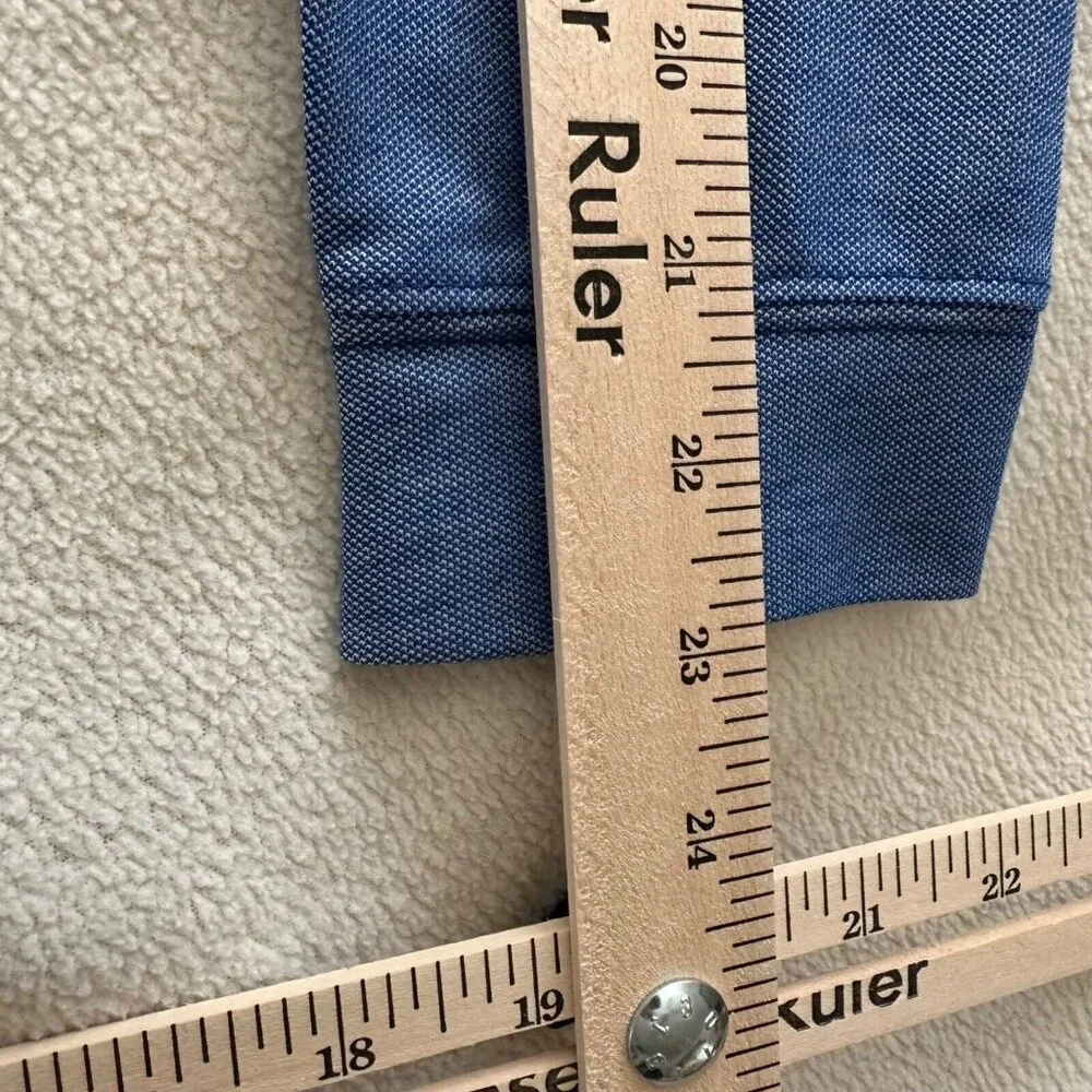 Michael Kors Blue Men's Hoodie with Kangaroo Pouch Size Small Preppy Old Money - Picture 8 of 10